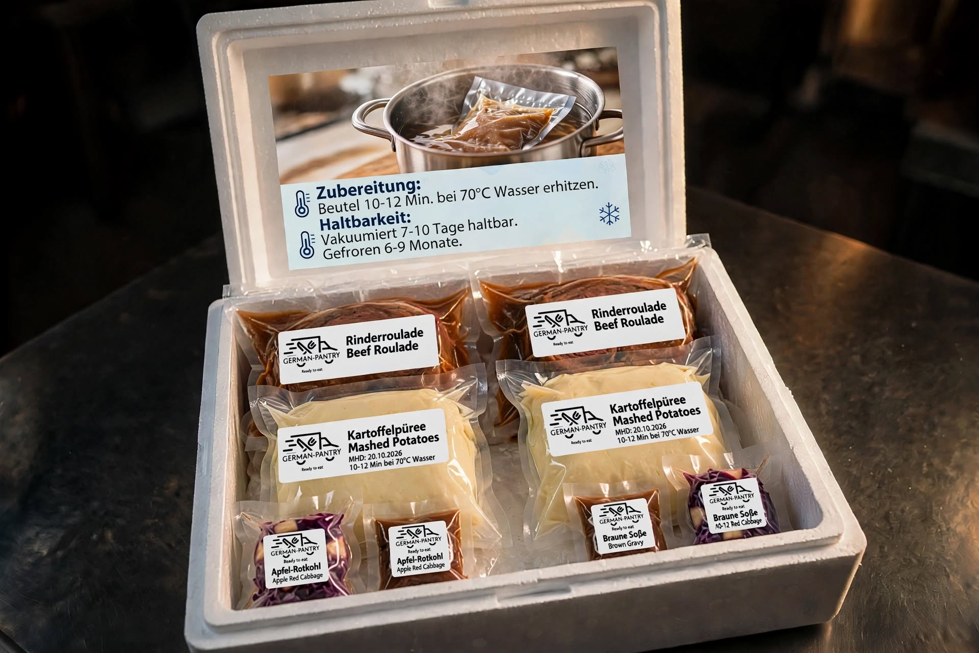 Thermo-Isolierbox mit Transporteis